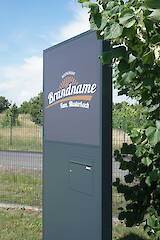 120-30 in RAL7016 mit Briefkasten