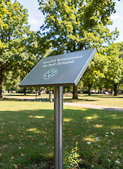 Edelstahlsäule 42mm, A4 quer System 12