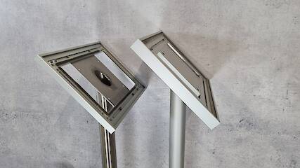 Vergleich Edelstahl + 50-20 - Aluminium + 60-32